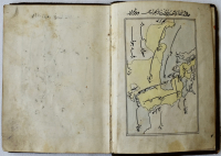 Hand drawn Ottoman Atlas