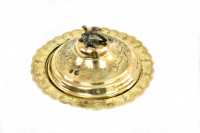 (SOLD after auction) Gold over silver Ottoman plate of Sultan Abdulhamid II