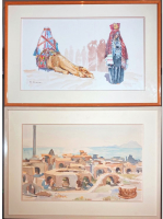 Two paintings by Georges Massa
