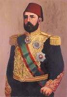 A painting of Ismail Pasha