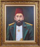 A painting of Sultan Abdulhamid II
