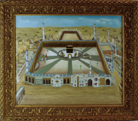 20th century Painting of the holly Kaaba