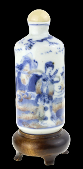 19th century Chinese porcelain snuff bottle 