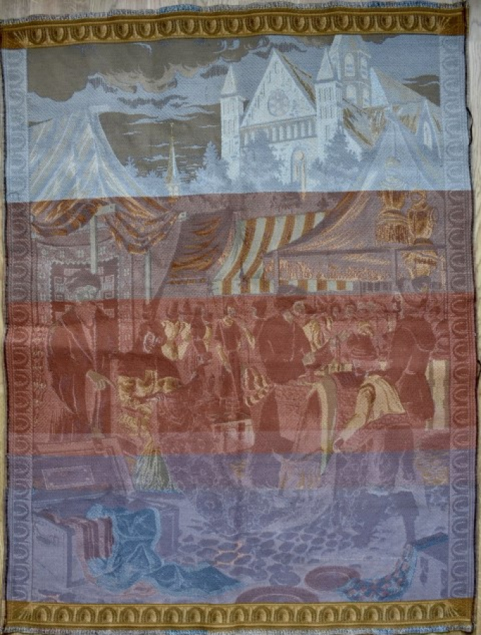 Orientalist Tapestry Panel