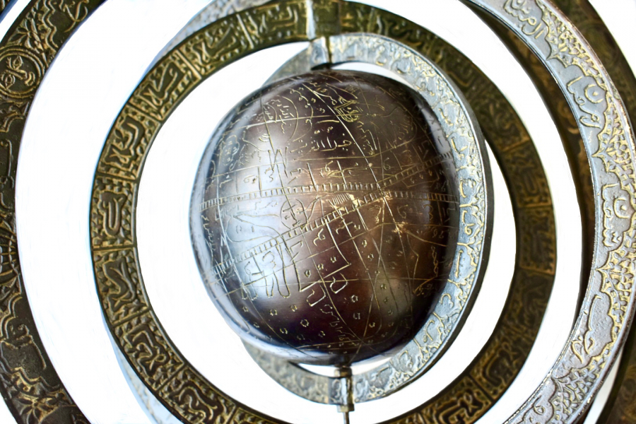 19th century Persian astrological globe