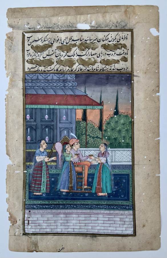 Three Persian miniatures