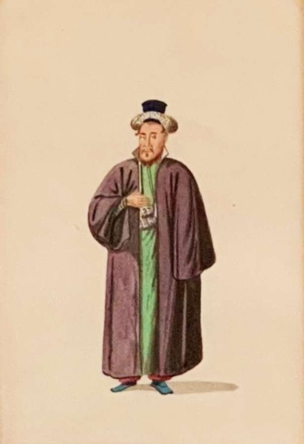 8 Ottoman watercolours by John Temple Leader, 19th century