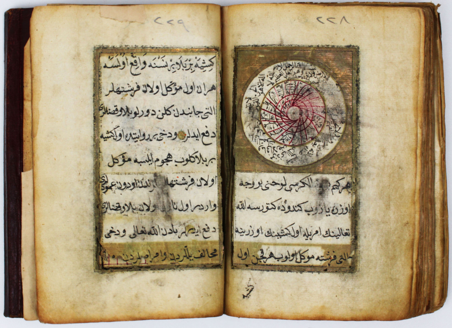 19th century Ottoman period  handwritten Dalil Al Khiraat, written by Mohamed Effendi