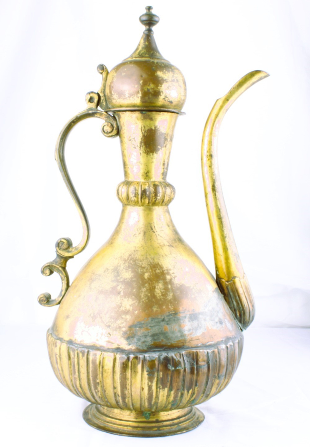Gold-plated (Tombak) Ottoman jug 