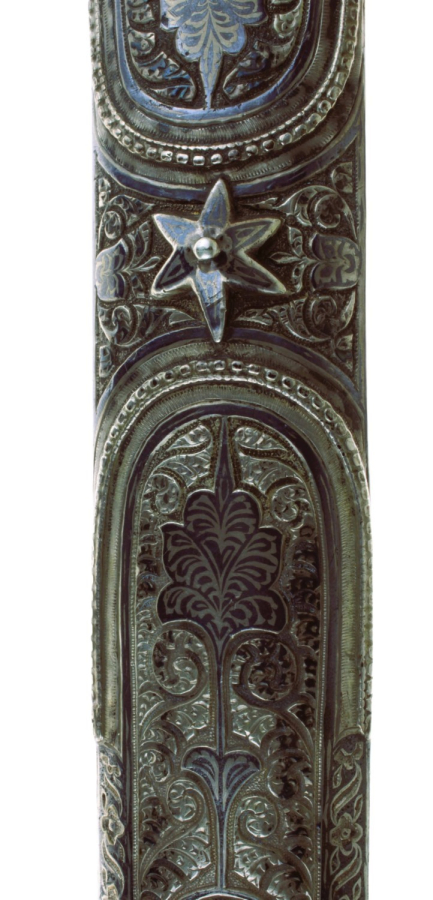 Caucasian silver Kindjal dagger