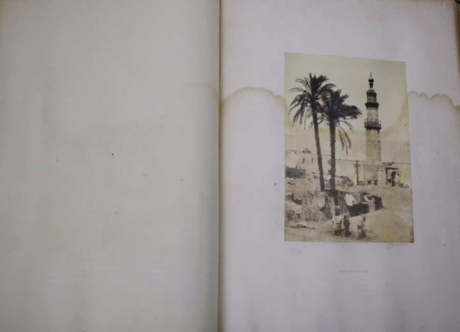 Book of photographs of Egypt and Palestine by Francis Frith 