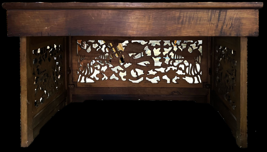 A 19th century Chinese wooden table 
