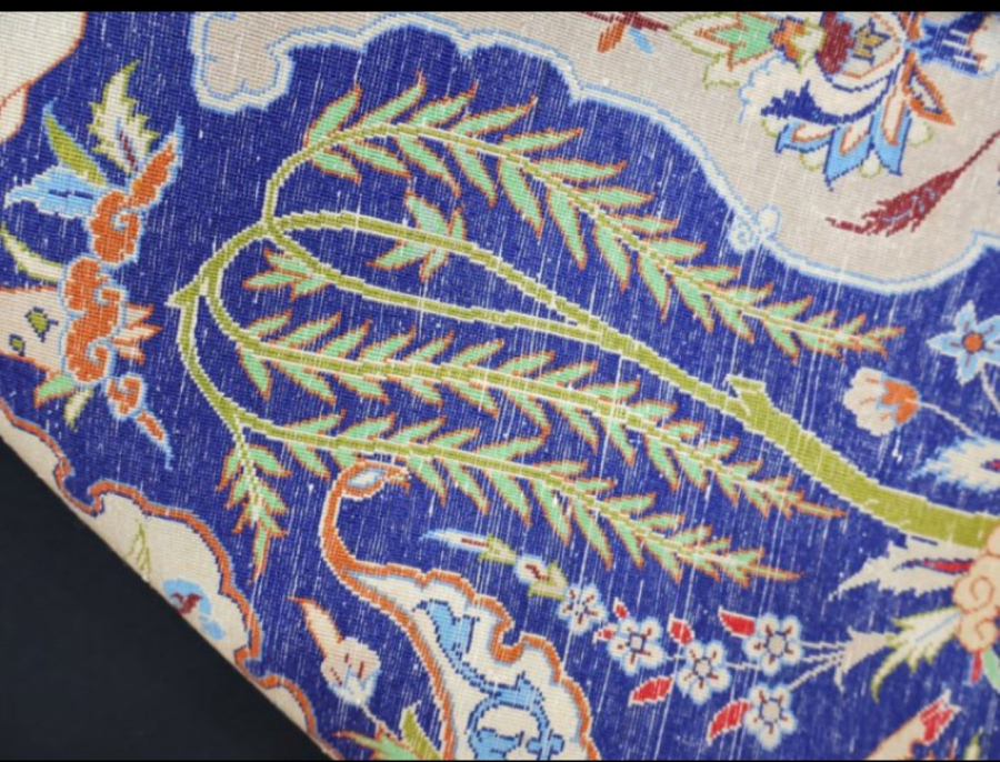 Asfahari carpet, part silk Iran 