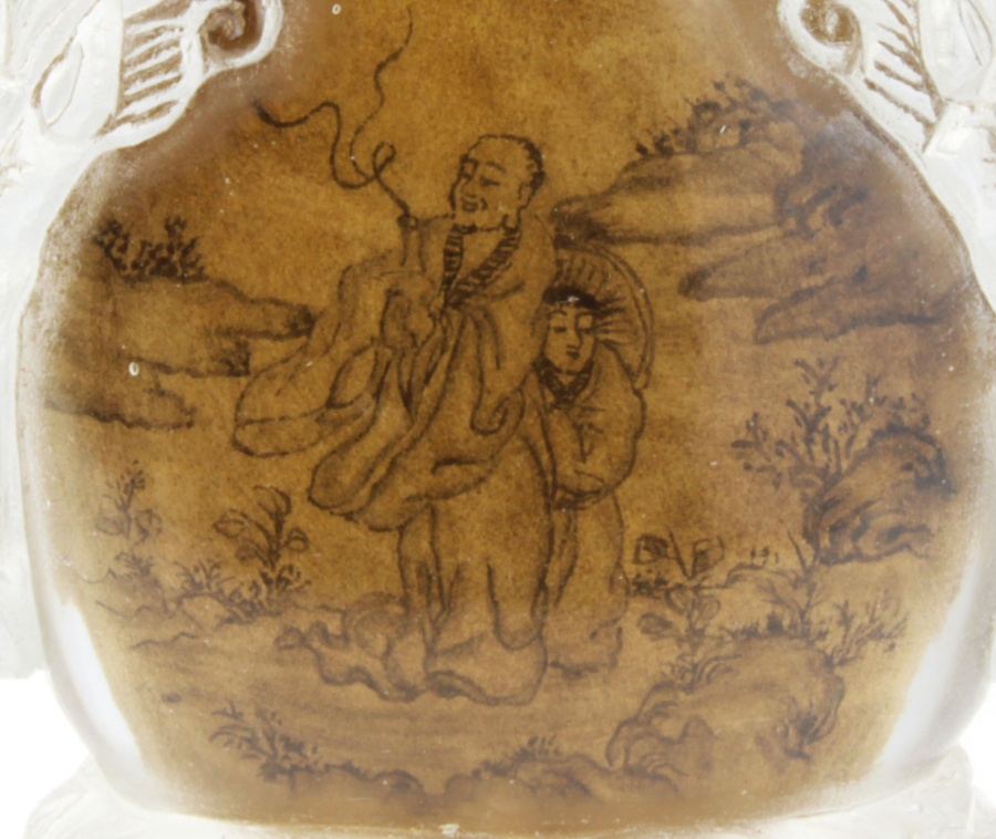 Chinese crystal bottle