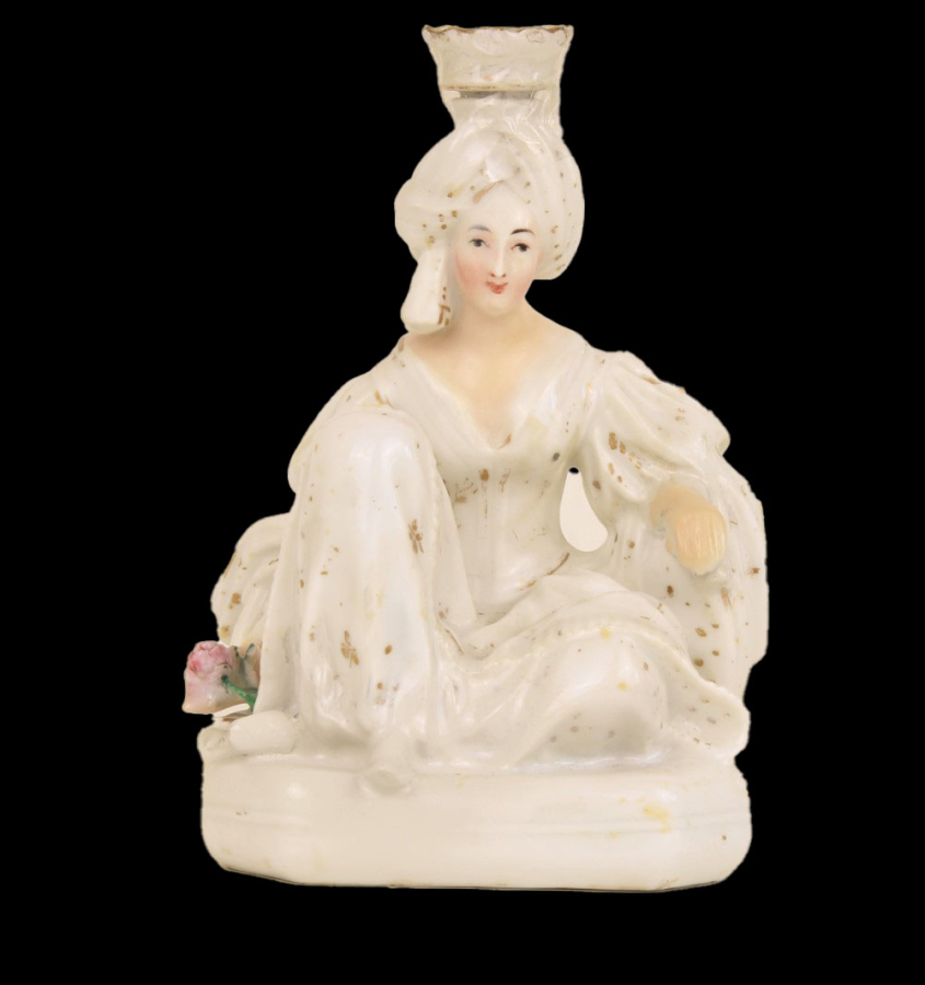 Collection of porcelain Sultan and Sultana container models Jacob Petit